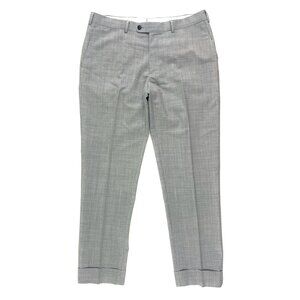 SuitSupply Mens Dress Pants Soho Turn Up Size 36x30 VBC Wool Trouser Slim